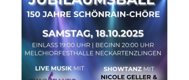 Event-Image for 'Jubiläumsball 150 Jahre Schönrain-Chöre Neckartenzlingen e.V'