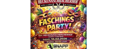 Event-Image for 'Faschingsparty am Heckenaschbacherhof mit DJ Snapp'