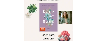 Event-Image for 'Carina Schnell liest aus ,,Keep my heart safe'''