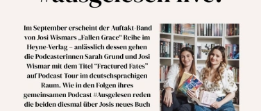 Event-Image for '#ausgelesen Live-Podcast mit Josi Wismar und Sarah Grund'