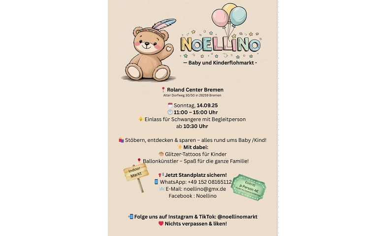 Event-Image for 'Noellino - Baby und Kinderflohmarkt'