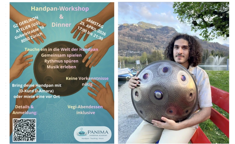 Handpan Workshop &amp; Dinner Tickets