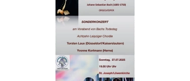Event-Image for 'Orgelvesper am Vorabend des Todestages von Johann Sebastian'