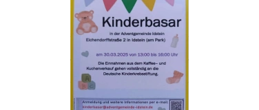 Event-Image for 'Kinderbasar Wohltätigkeitsbasar für die Kinderkrebsstiftung'