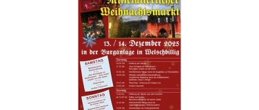 Event-Image for 'Mittelalterlicher Weihnachtsmarkt Welschbillig'