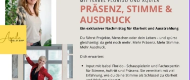 Event-Image for 'Präsenz, Stimme und Ausdruck - ein exklusiver Nachmittag für'