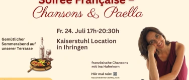 Event-Image for 'Soir&eacute;e Fran&ccedil;aise &ndash; Chansons & Paella'