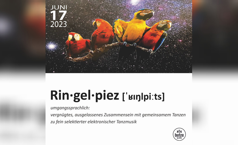 Ringelpiez Butze Eventlocation, Butzenstraße 43, 47918 Tönisvorst Tickets
