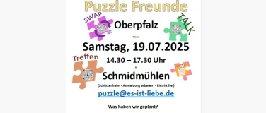 Event-Image for 'Treffen der Puzzle Freunde Oberpfalz Puzzle TAUSCH Flohmarkt'