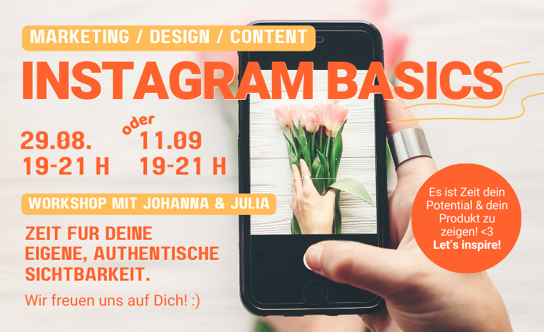 Instagram Flow - Basic Workshop 29.08. ${singleEventLocation} Billets