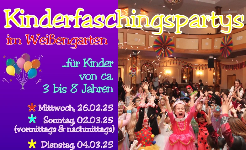 Kinderfasching im Wei&szlig;engarten ${singleEventLocation} Tickets