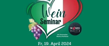 Event-Image for 'Weinseminar Italien mit 3-Gänge-Menü mit Sommelier Markus Ru'