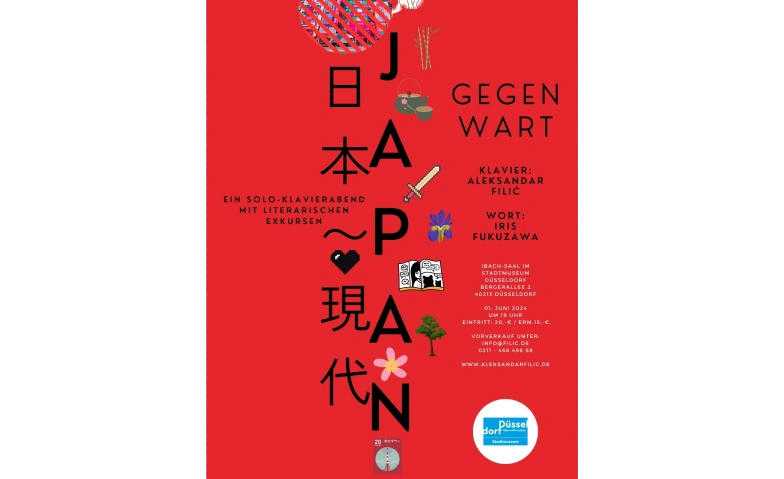 "Japan-Gegenwart"- Solo-Klavierkonzert mit Literatur Stadtmuseum Düsseldorf, Berger Allee 2, 40213 Düsseldorf Tickets