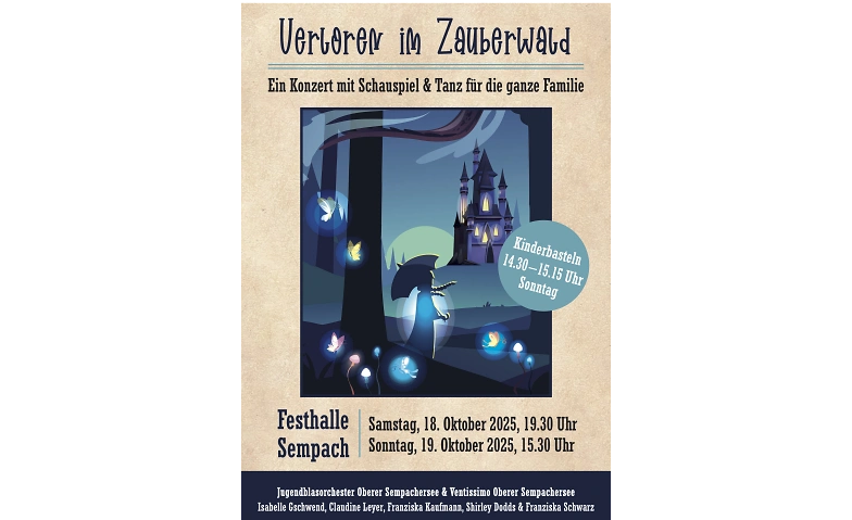 Verloren im Zauberwald, Jahreskonzerte 2025 Tickets