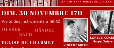 Event-Image for 'Concert harpe et orgue. Lorelei Coker et Vincent Greub'
