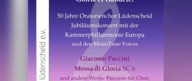 Event-Image for 'Gloria et Gaudete! 50 Jahre Oratorienchor Lüdenscheid'