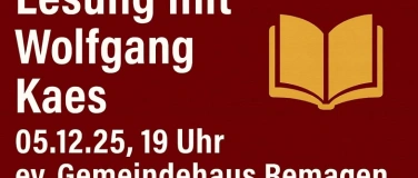 Event-Image for 'Lesung Wolfgang Kaes'