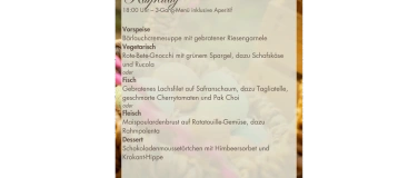 Event-Image for 'Karfreitag 3-Gang-Men&uuml; inkl. Aperitif am Abend'