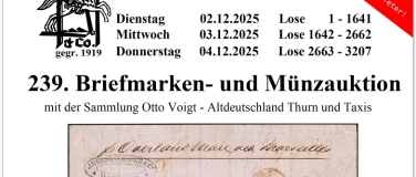 Event-Image for '239. Pfankuch Auktion für Briefmarken und Münzen'