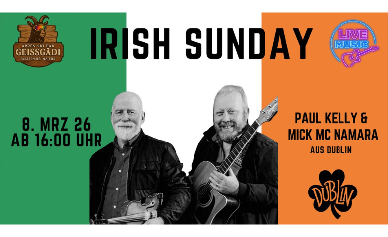 Irish Sunday mit Mick Mc Namara und Paul Kelly aus Dublin Tickets