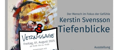 Event-Image for 'Tiefenblicke - Vernissage zur Ausstellung im Kunsthaus Hage'