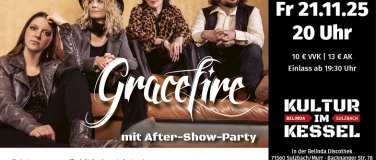 Event-Image for 'Kultur im Kessel – GRACEFIRE – Rockband mit Frauenpower'