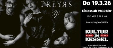 Event-Image for 'Kultur im Kessel &ndash; Preyrs mit Amy Montgomery'