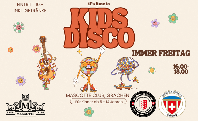 Kids Disco im Mascotte Club Tickets