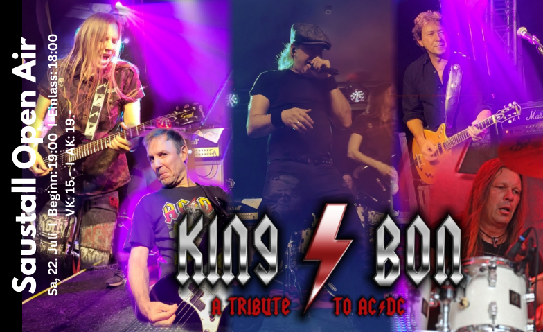 Open Air  & Hard Rock Night mit KING/BON - AC/DC-Coverband Saustall, Wandhofener Straße 15, 58239 Schwerte Tickets