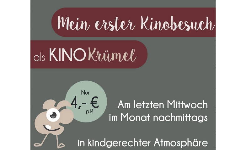 Event-Image for 'Kinokrümel - Mein erster Kinobesuch'