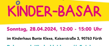 Event-Image for 'Bunte Klexe Kinder- und Baby-Basar Kinderflohmarkt Frühling'