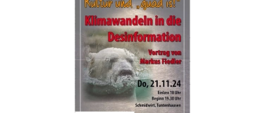 Event-Image for 'Klimawandel in die Desinformation mit Markus Fiedler'