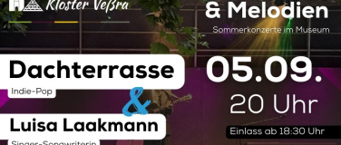 Event-Image for 'Klostermauern & Melodien 2026: DACHTERRASSE & LUISA LAAKMANN'