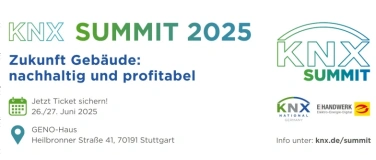 Event-Image for 'KNX Summit 25 – Zukunft Gebäude: nachhaltig und profitabel'