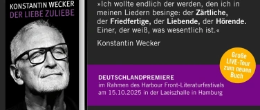 Event-Image for 'Premiere: Konstantin Wecker Trio "Der Liebe zuliebe"'