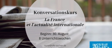 Event-Image for 'Konversationskurs: "La France et l'actualité internationale"'