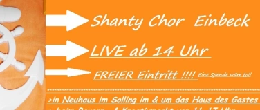 Event-Image for 'EXKLUSIV Shanty Chor Einbeck LIVE beim Bauern & Kreativmarkt'