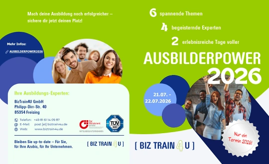 Sponsoring logo of Info-Session:  AusbilderPower 2026 event