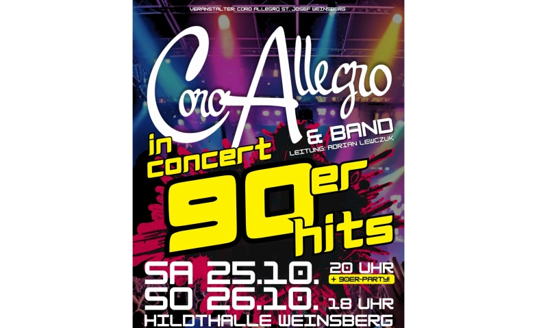 Event-Image for 'Konzert Coro Allegro - Motto 90er Jahre'