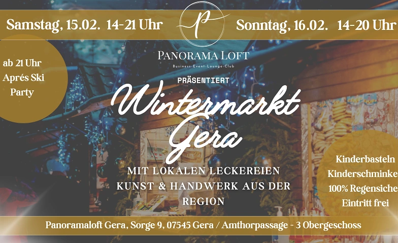 Tag der offenen T&uuml;r - Wintermarkt Gera ${singleEventLocation} Billets