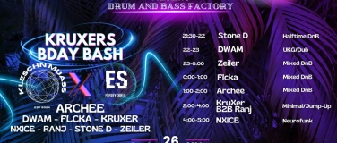 Event-Image for 'EnergyShield: Drum and Bass Factory  KruXer's Bday Bash'