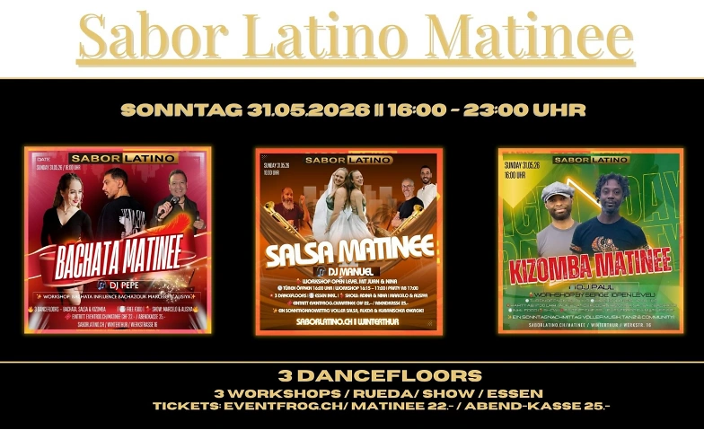 Sabor Latino Matinee Tickets