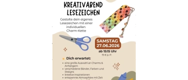 Event-Image for 'Kreativabend- Lesezeichen mit Charm- Kette'