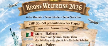 Event-Image for 'Krone Weltreise 2026 Jeden letzten Samstag im Monat'