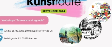 Event-Image for 'Workshops Kunstroute 2024 : Workshops "Entre encre et vigno'