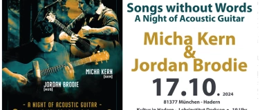 Event-Image for 'Micha Kern & Jordan Brodie - A Night of Acoustic Guitar'