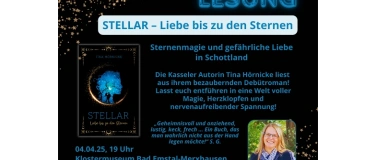 Event-Image for 'Lesung "Stellar - Liebe bis zu den Sternen" (Romantasy)'