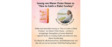 Event-Image for 'Lesung von Maren Vivien Haase zu How to Catch a Fake Cowboy'