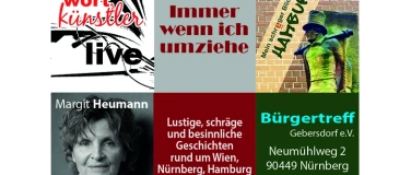 Event-Image for 'Margit Heumann liest: IMMER WENN ICH UMZIEHE'
