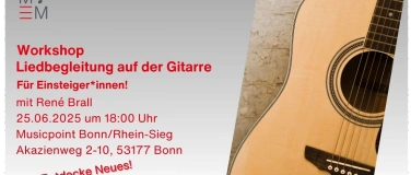 Event-Image for 'Workshop: Liedbegleitung auf der Gitarre für Einsteiger*inne'